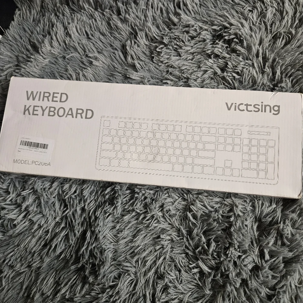 Wired Keyboard PC206A Black New In Box